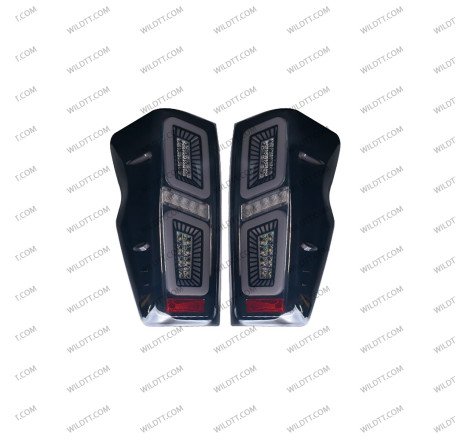 Smoked Led Tail Lights Starlight Style Isuzu D-Max 2020+ - WildTT