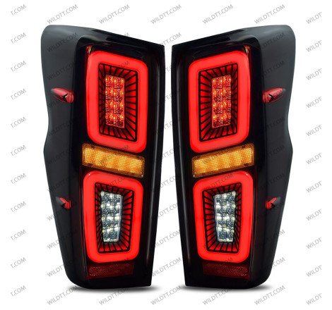 Smoked Led Tail Lights Starlight Style Isuzu D-Max 2020+ - WildTT