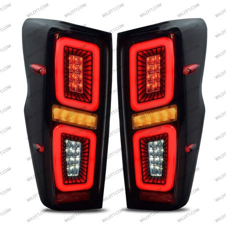 Smoked Led Tail Lights Starlight Style Isuzu D-Max 2020+ - WildTT