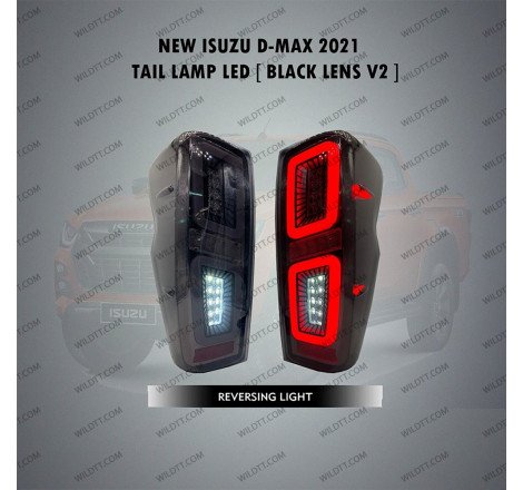 Smoked Led Tail Lights Starlight Style Isuzu D-Max 2020+ - WildTT