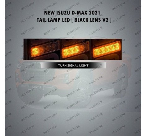 Smoked Led Tail Lights Starlight Style Isuzu D-Max 2020+ - WildTT