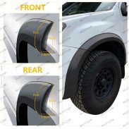 OEM Fender Flares Isuzu D-Max DC 2012-2020 - WildTT