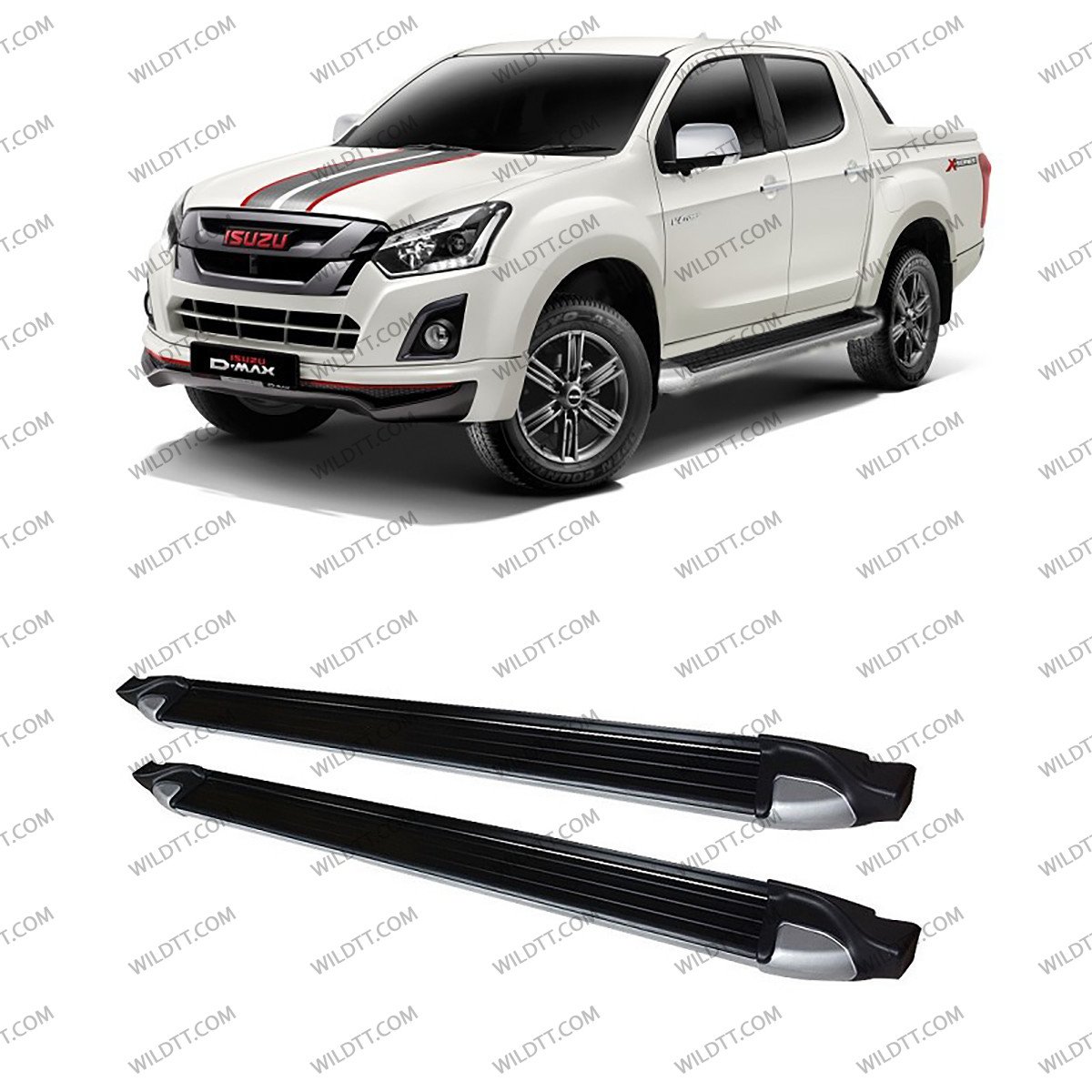 Marchepieds OEM Isuzu D-Max DC 2012-2020 - WildTT