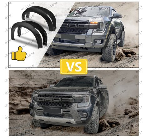 Kotflügelverbreiterungen Slim Ford Ranger Wildtrak DC 2023+ - WildTT
