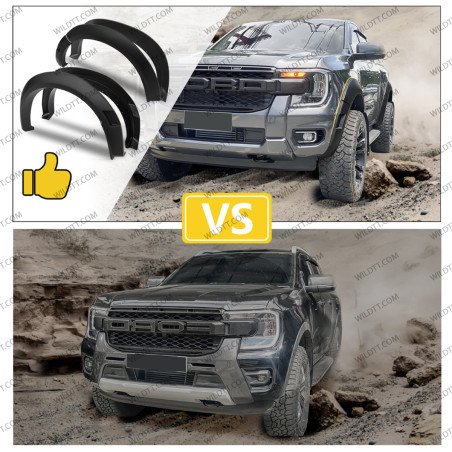 Kotflügelverbreiterungen Slim Ford Ranger Wildtrak DC 2023+ - WildTT