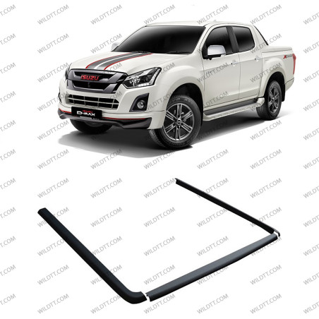 Capuchons de Rails de Bedliner Isuzu D-Max DC 2012-2020 - WildTT