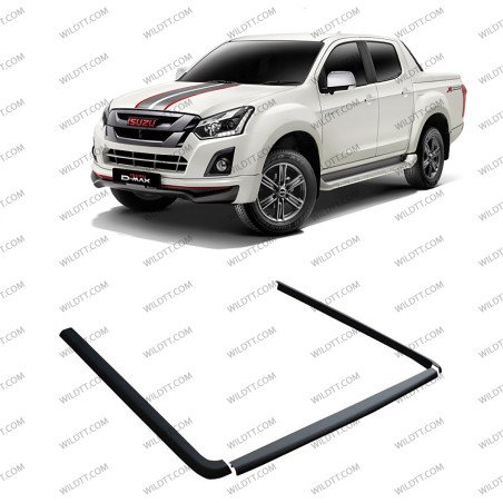 Capuchons de Rails de Bedliner Isuzu D-Max DC 2015-2020 - WildTT