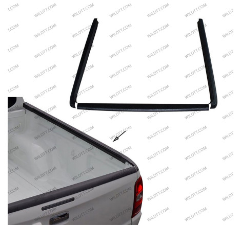 Capuchons de Rails de Bedliner Isuzu D-Max DC 2012-2020 - WildTT