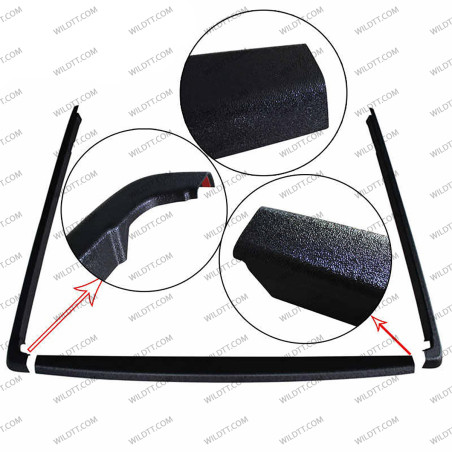 Capuchons de Rails de Bedliner Isuzu D-Max DC 2012-2020 - WildTT