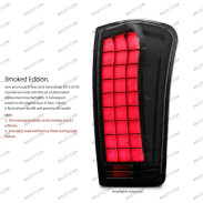 Smoked Led Tail Lights Tetris Style Isuzu D-Max 2012-2020 - WildTT