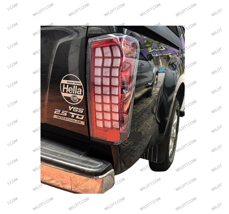 Smoked Led Tail Lights Tetris Style Isuzu D-Max 2012-2020 - WildTT