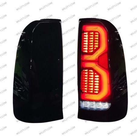 Farolins LED Fumados Toyota Hilux 2005-2016 - WildTT