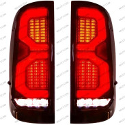 Smoked Led Tail Lights Toyota Hilux 2005-2016 - WildTT