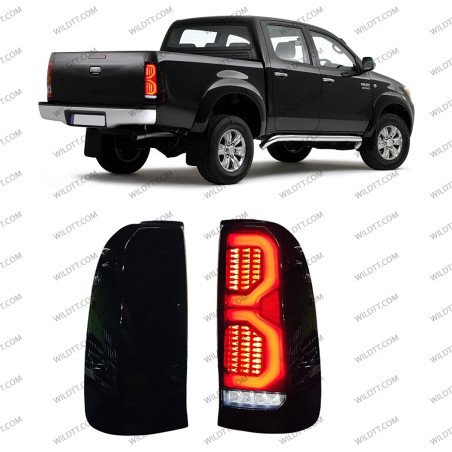 Farolins LED Fumados Toyota Hilux 2005-2016 - WildTT