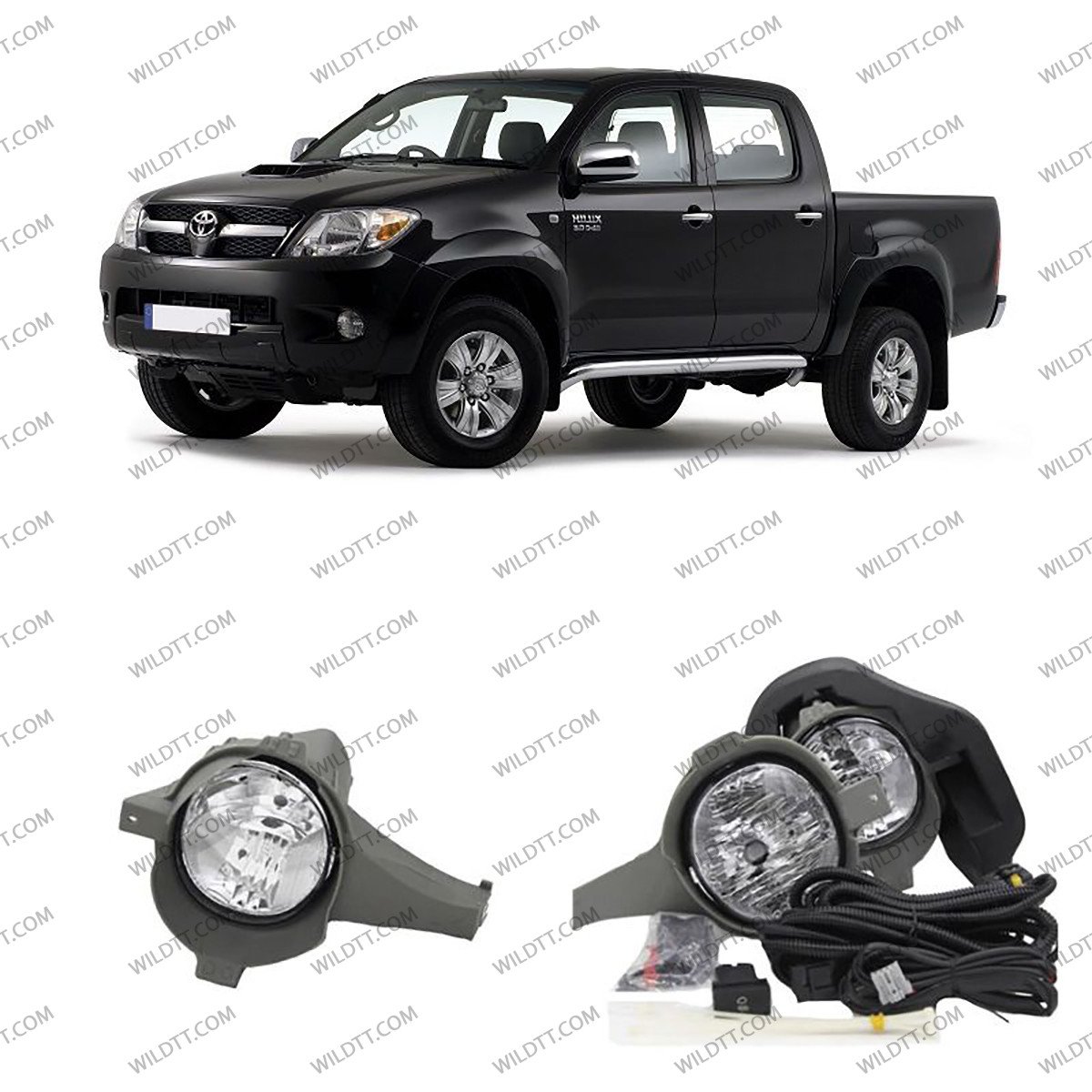 Phares Antibrouillard OEM Toyota Hilux 2005-2009 - WildTT