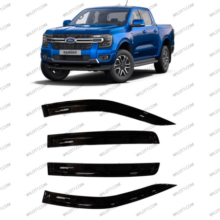 Deflettori D'aria Ford Ranger/Raptor DC 2023+ - WildTT