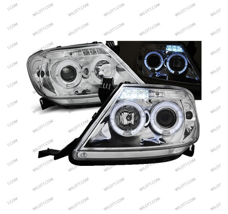 Angel Eyes LED Headlights Toyota Hilux 2005-2011 - WildTT