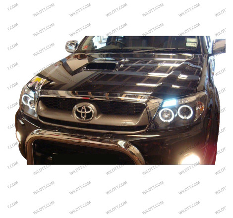 Angel Eyes LED Headlights Toyota Hilux 2005-2011 - WildTT