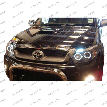 Angel Eyes LED Headlights Toyota Hilux 2005-2011 - WildTT