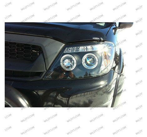 Angel Eyes LED Headlights Toyota Hilux 2005-2011 - WildTT