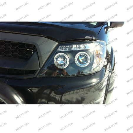 Angel Eyes LED Headlights Toyota Hilux 2005-2011 - WildTT