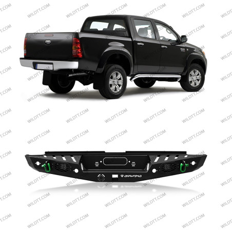 Paraurti Posteriore in Acciaio Toyota Hilux 2005-2016 - WildTT