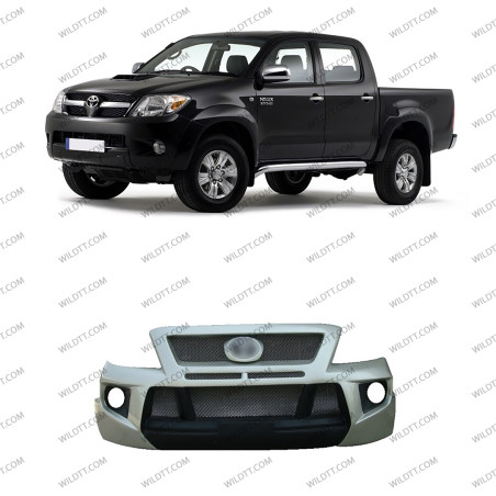 Front Bumper ABS TRD Style Toyota Hilux 2005-2011 - WildTT