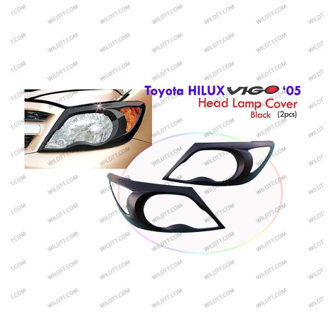 HeadLight Cover V2 Toyota Hilux 2005-2011 - WildTT