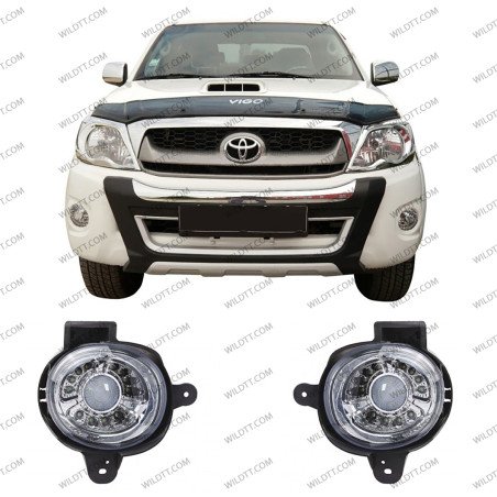 Feux Antibrouillard DRL Toyota Hilux 2009-2011 - WildTT