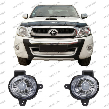 Luces Antiniebla DRL Toyota Hilux 2009-2011 - WildTT