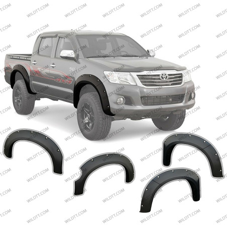 OFF-Road Fender Flares Toyota Hilux DC 2011-2016 - WildTT