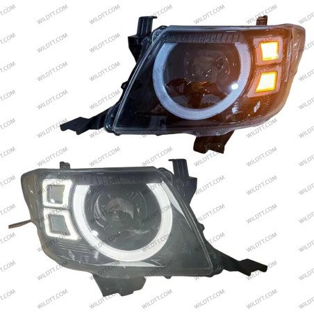 LED Headlights Toyota Hilux 2011-2016 - WildTT