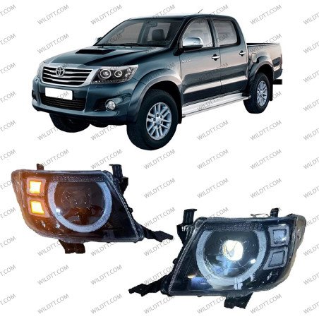 Fari LED Toyota Hilux 2011-2016 - WildTT