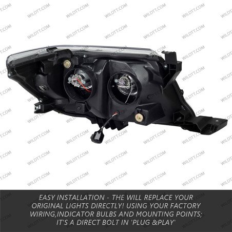 Fari LED Angel Eyes Toyota Hilux 2011-2016 - WildTT