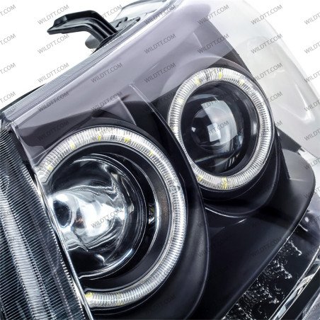 Fari LED Angel Eyes Toyota Hilux 2011-2016 - WildTT