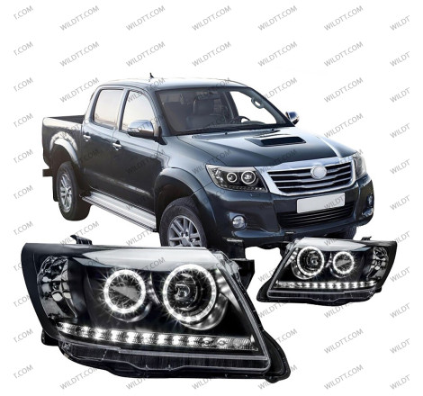 Wind Deflectors Toyota Hilux SC 2005-2015 - WildTT