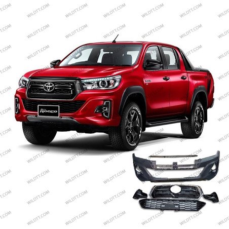 Body Kit Upgrade von Toyota Hilux DC 2016-2020 zu Invincible 2018-2020 - WildTT