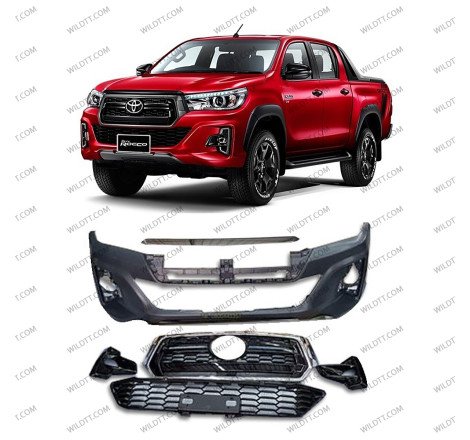 Body Kit Upgrade da Toyota Hilux DC 2016-2020 a Invincible 2018-2020 - WildTT