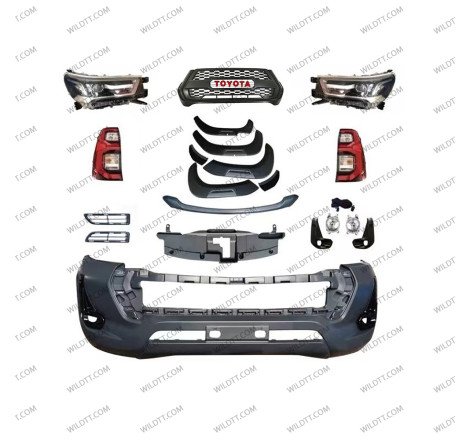 Body Kit Upgrade da Toyota Hilux DC 2016-2020 a 2020+ - WildTT