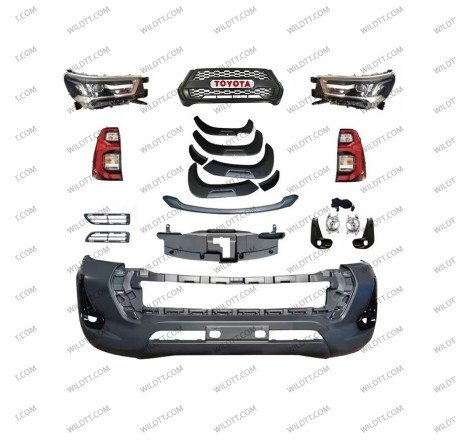 Body Kit Upgrade von Toyota Hilux DC 2016-2020 zu 2020+ - WildTT