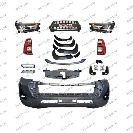 Body Kit Upgrade von Toyota Hilux DC 2016-2020 zu 2020+ - WildTT