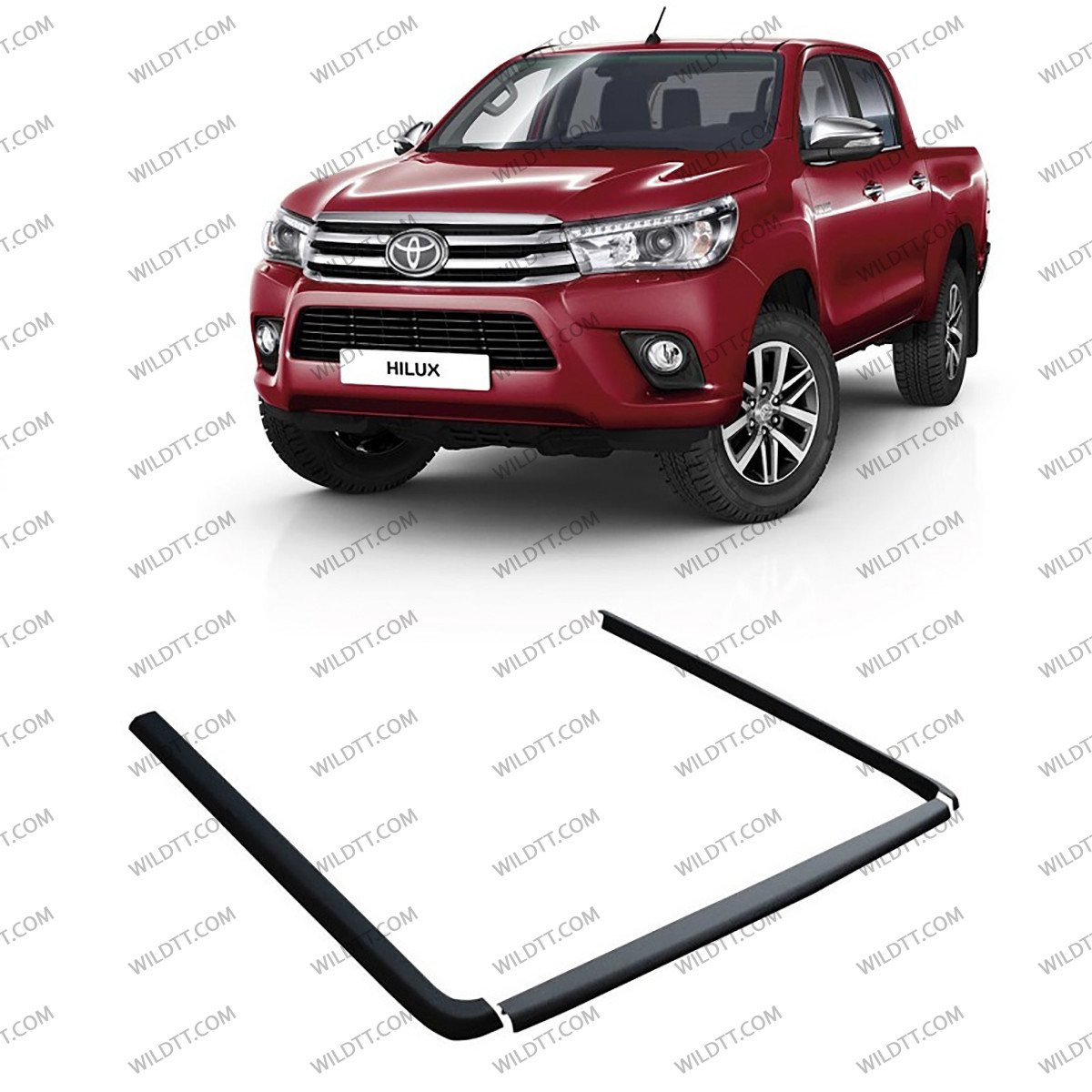 Railes de Bedliner Toyota Hilux DC 2016+ - WildTT