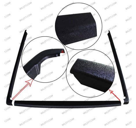 Bed Rails Caps Toyota Hilux DC 2016-2026 - WildTT