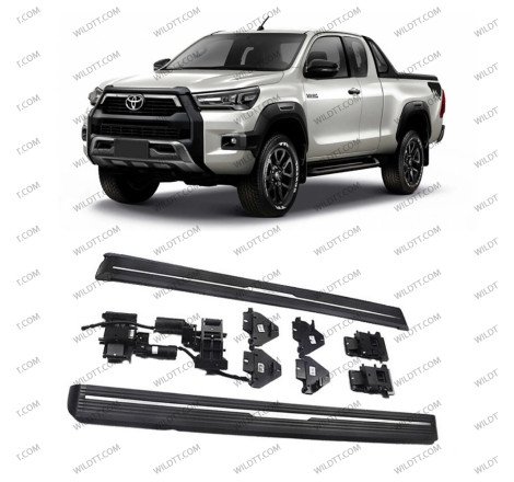 Estriberas Eléctricos Toyota Hilux DC 2016+ - WildTT