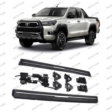 Marche Pieds Électriques Toyota Hilux DC 2016+ - WildTT