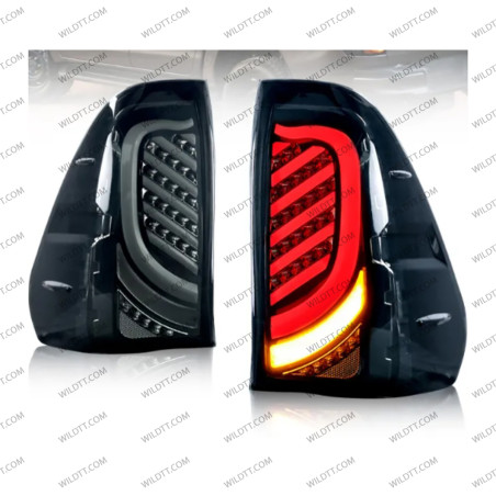 Pilotos Traseros LED Straps Style LED Toyota Hilux 2016-2026 - WildTT