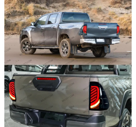 Feu Arrière à LED Straps Style LED Toyota Hilux 2016-2026 - WildTT