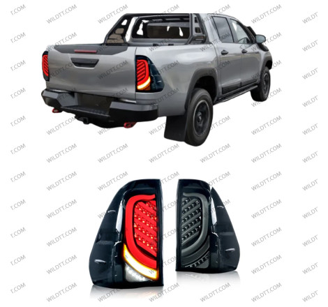 Feu Arrière à LED Straps Style LED Toyota Hilux 2016+ - WildTT