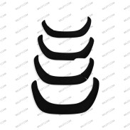 Slim Fender Flares Toyota Hilux DC 2020-2026 - WildTT