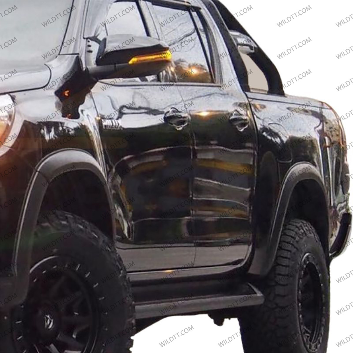 Slim Fender Flares Toyota Hilux DC 2020-2026 - WildTT